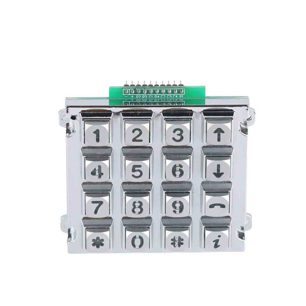 중국 맞춤형 프리미엄 아연 합금 키패드 OEM 제조업체 HH3A3764