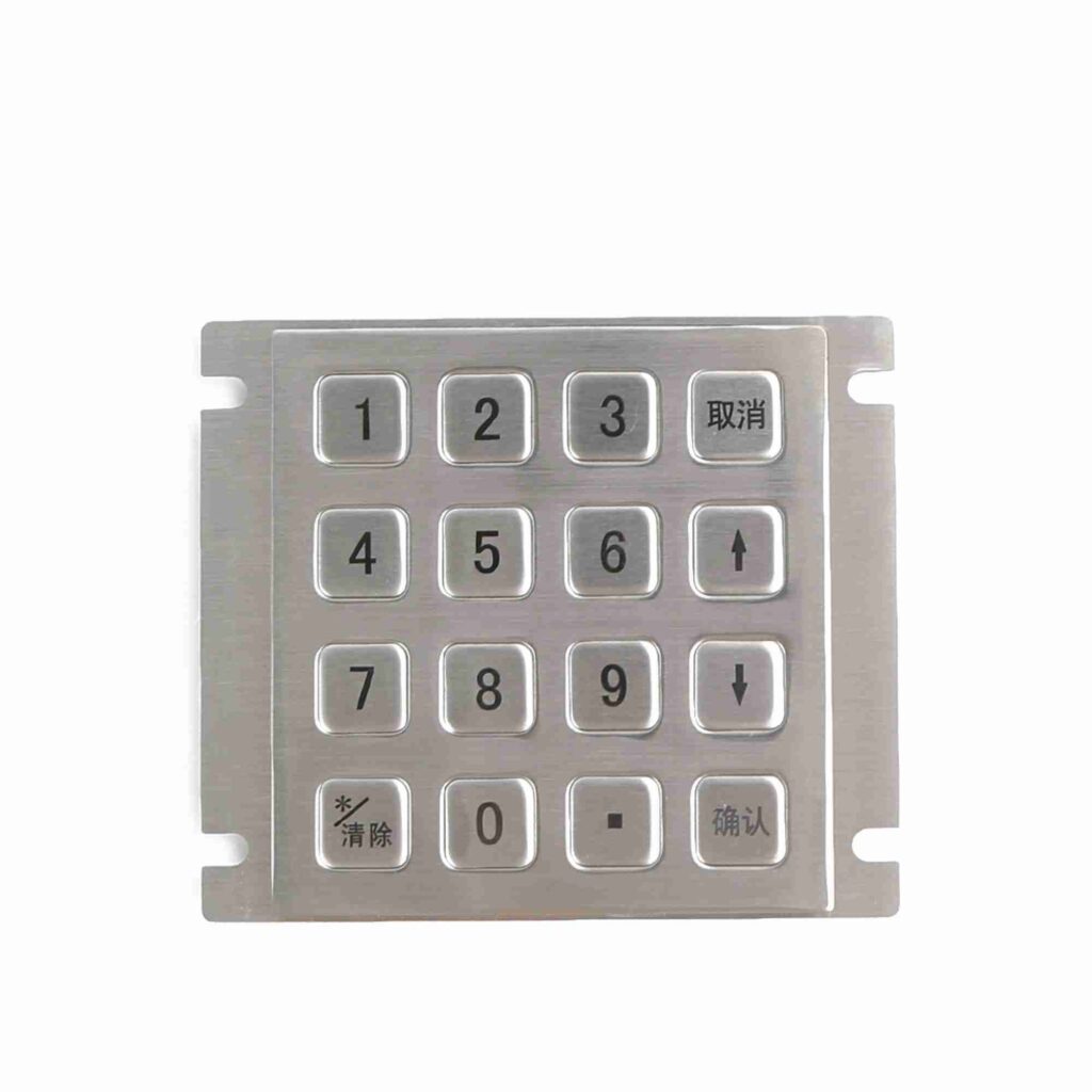 Material Composition of metal keypad