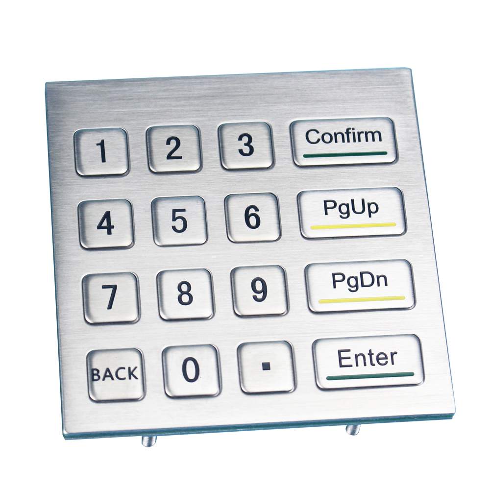 User Interface Design of metal keypad