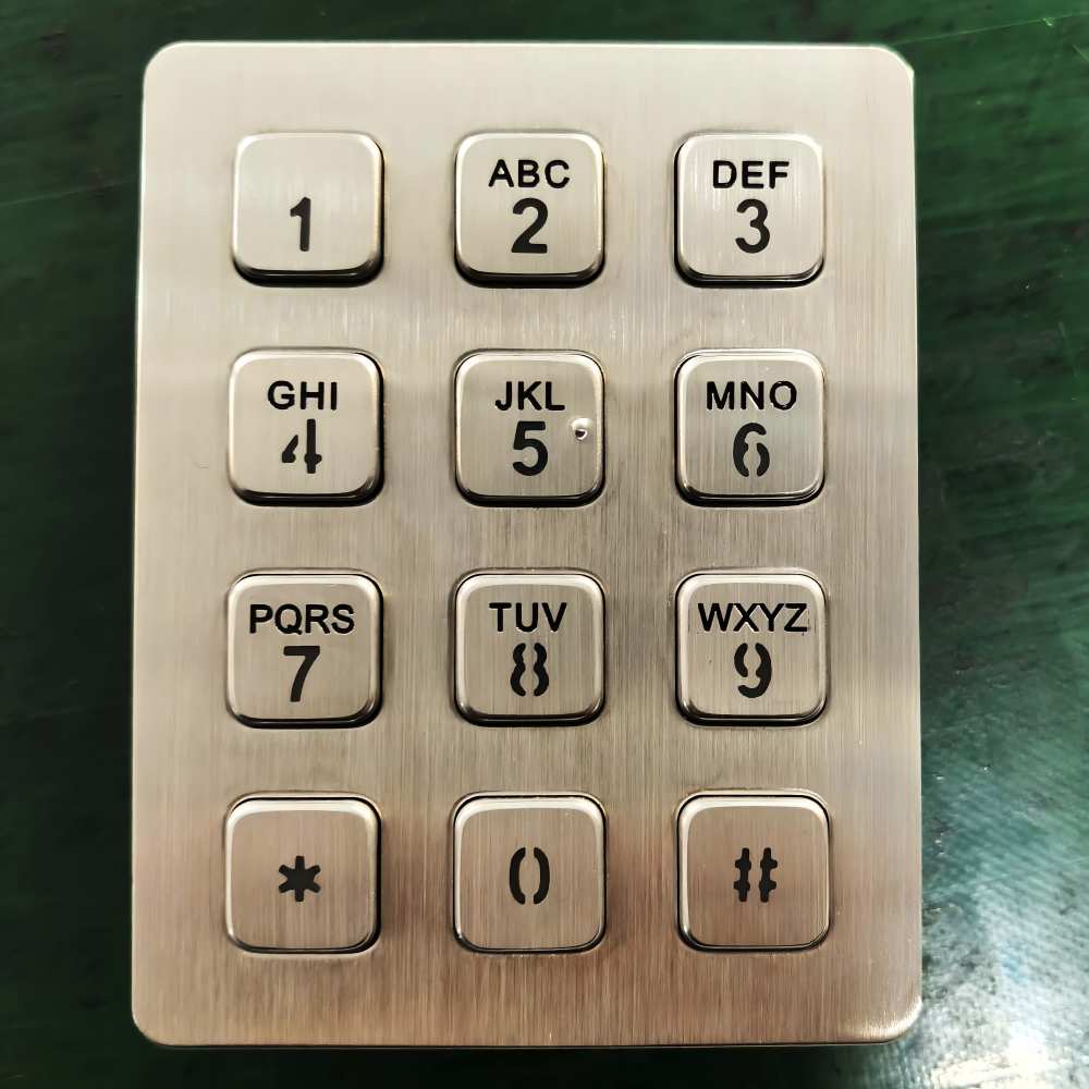 How Metal Keypad IP Ratings Are Tested