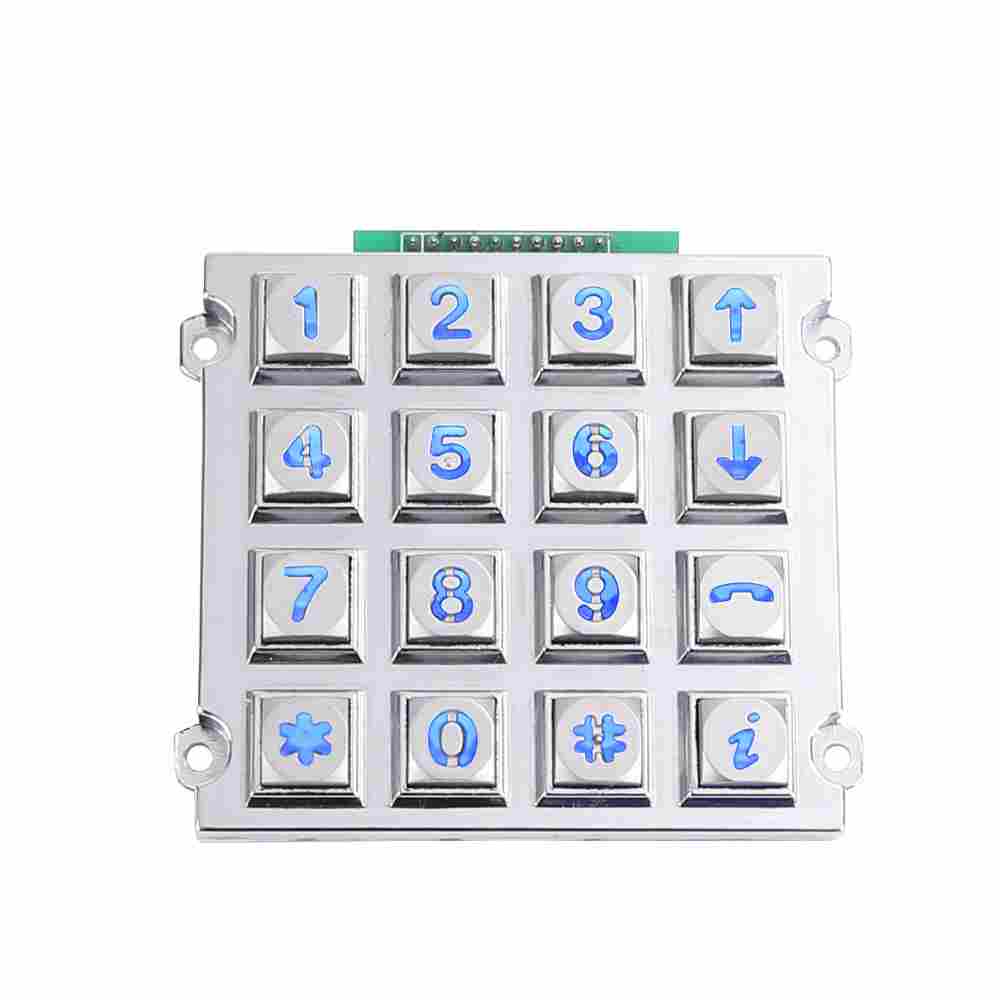 How can OEMs customize a backlit metal keypad