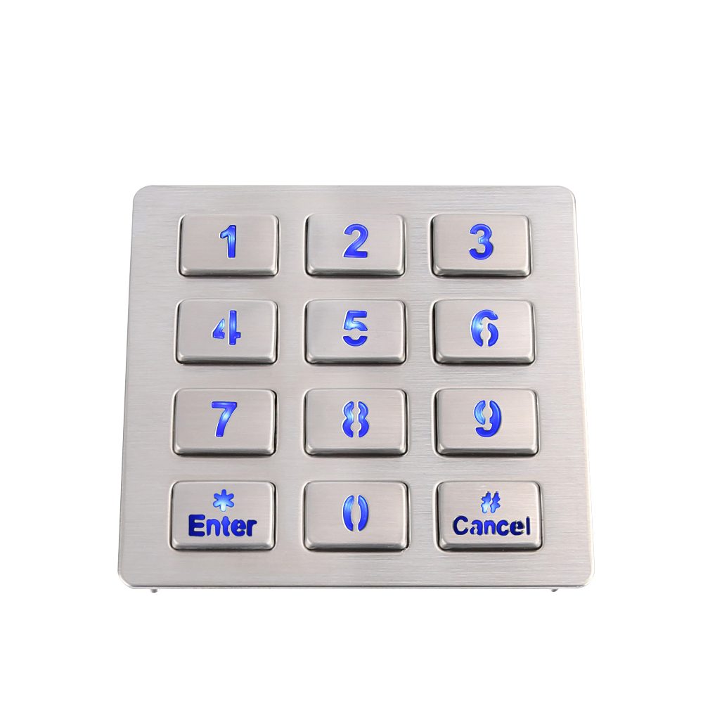 Why Does Lighting Matter on a Metal Keypad