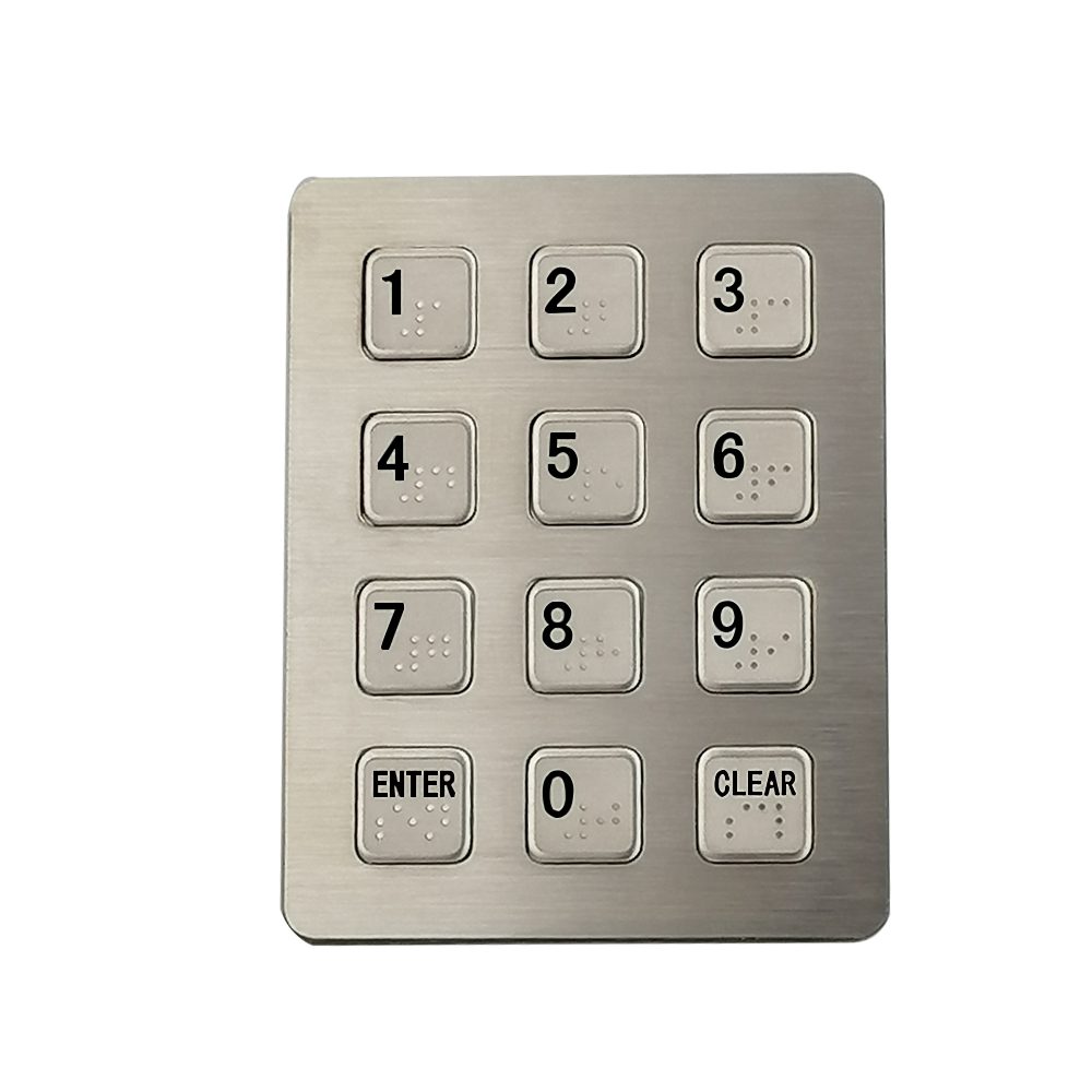 Keypado custom vending machine keypad briall blind keybutton